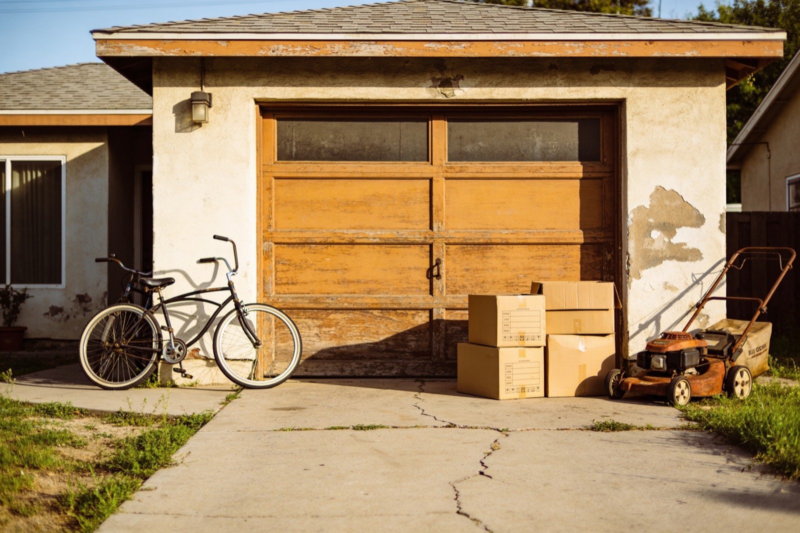 Garage before conversion