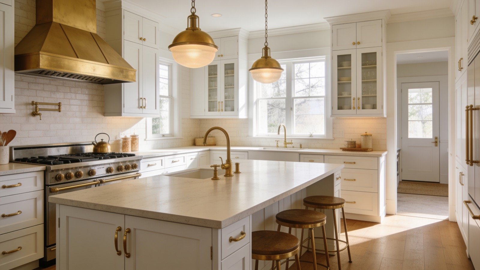 Classic white kitchen