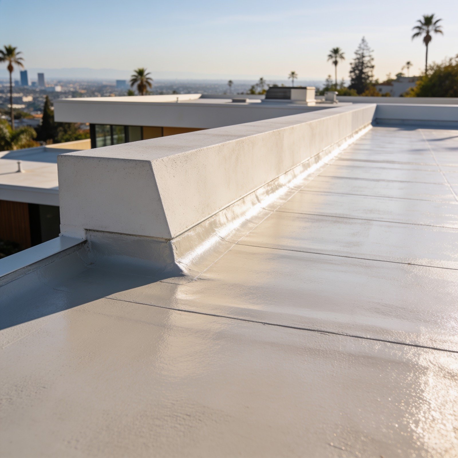 Flat roof membrane