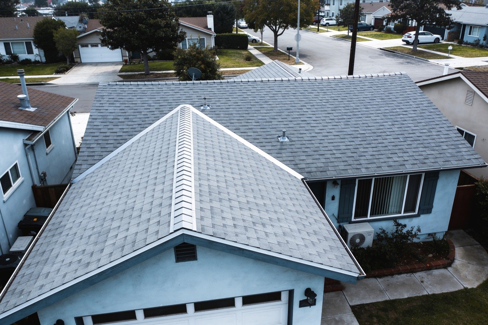 Roof after replacement