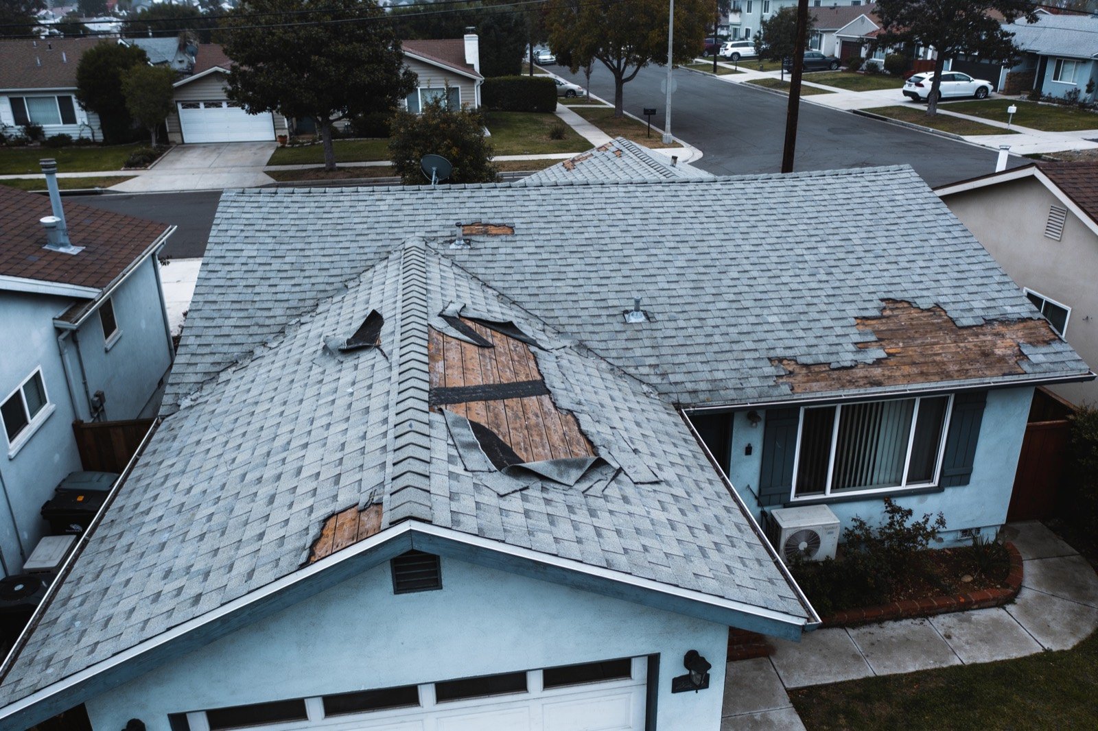 Roof before replacement